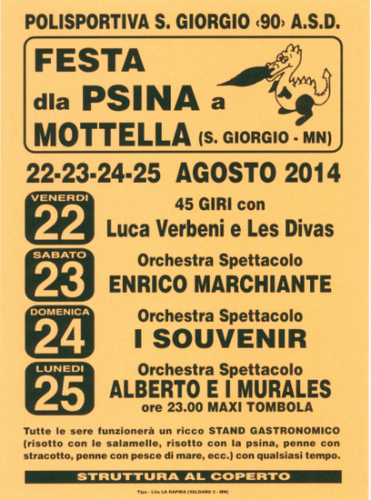 festa originale psina 2014