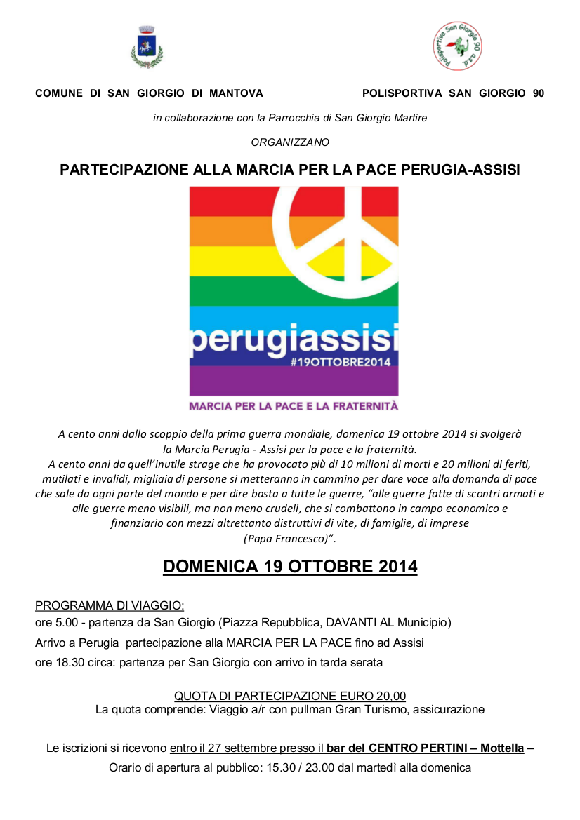 marcia pace assisi