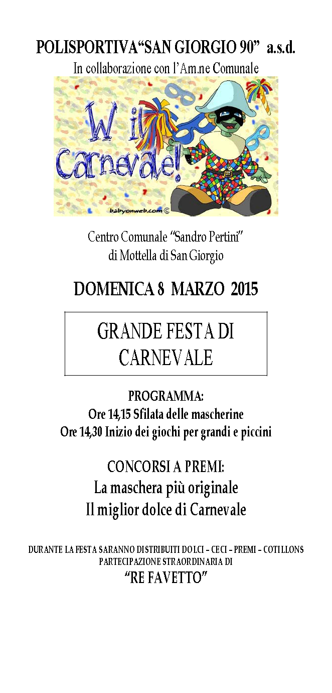 CARNEVALE 2015