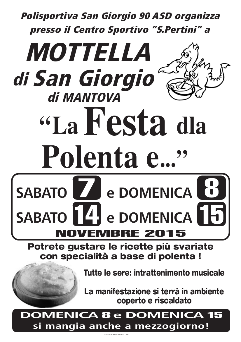 2015 MAN FESTA DLA POLENTA