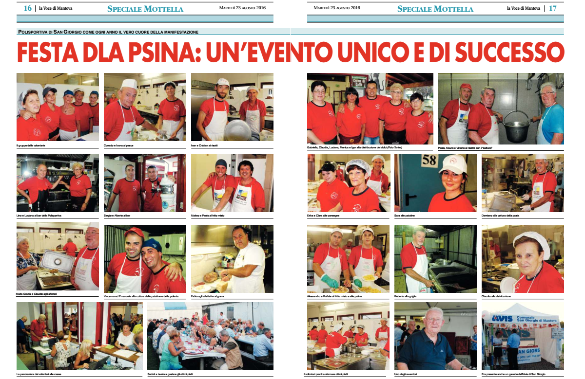 23 08 2016 vocemn FESTA DLA PSINA UNEVENTO UNICO E DI SUCCESSO