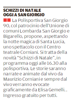 12 12 2017 gazzmn SCHIZZI DI NATALE OGGI A SAN GIORGIO