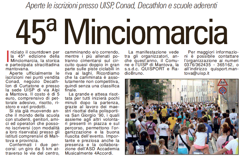 05 05 2018 gazzmn 45ª Minciomarcia