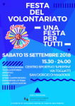 Festa del volontariato 2018